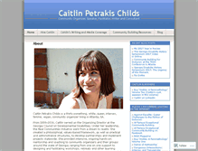 Tablet Screenshot of caitlinpetrakischilds.com